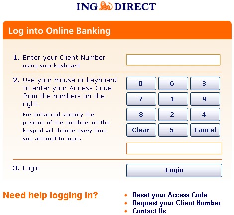 ing direct secure online login ing direct secure online login
